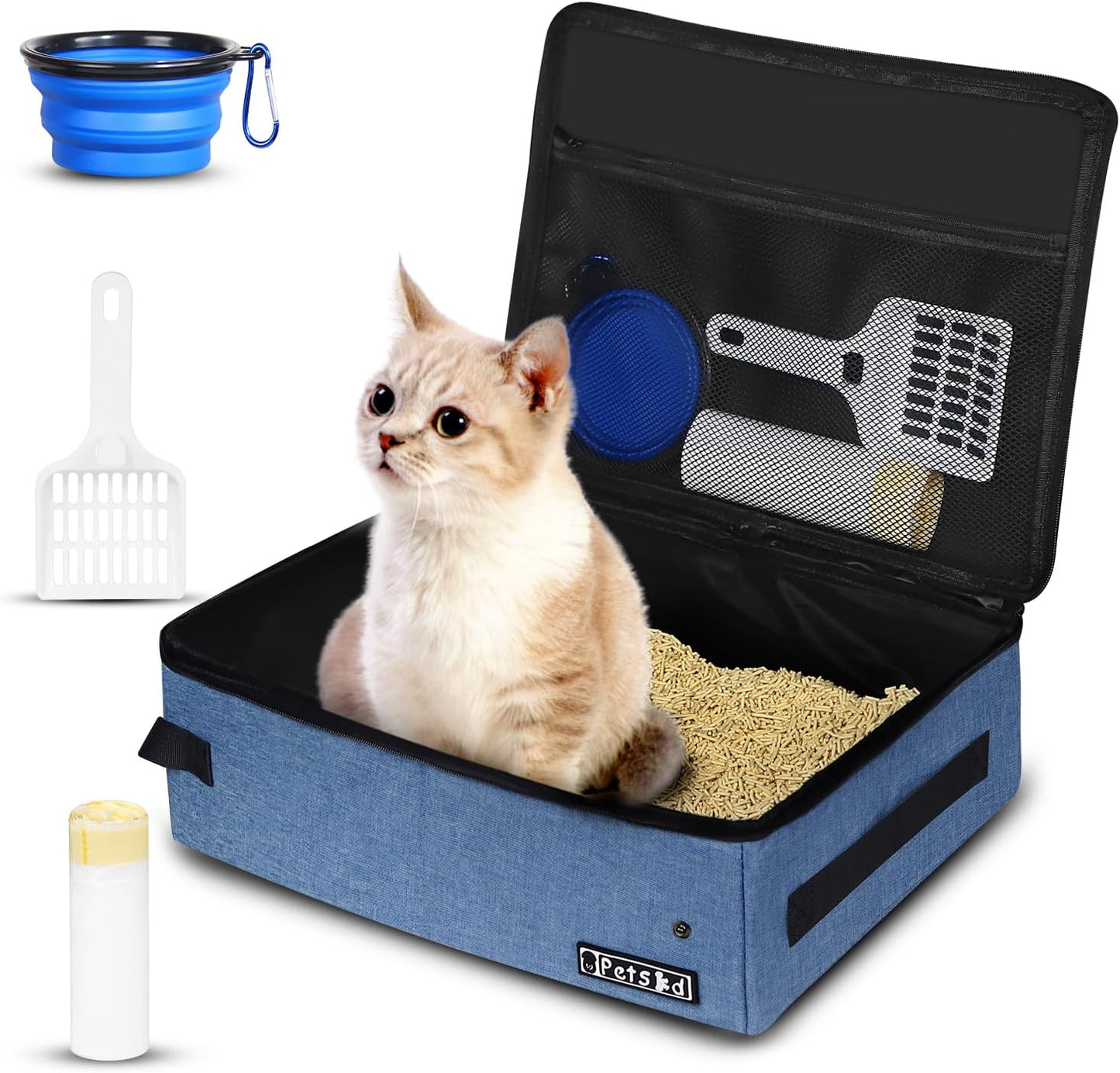 Petskd Cat Travel Litter Box