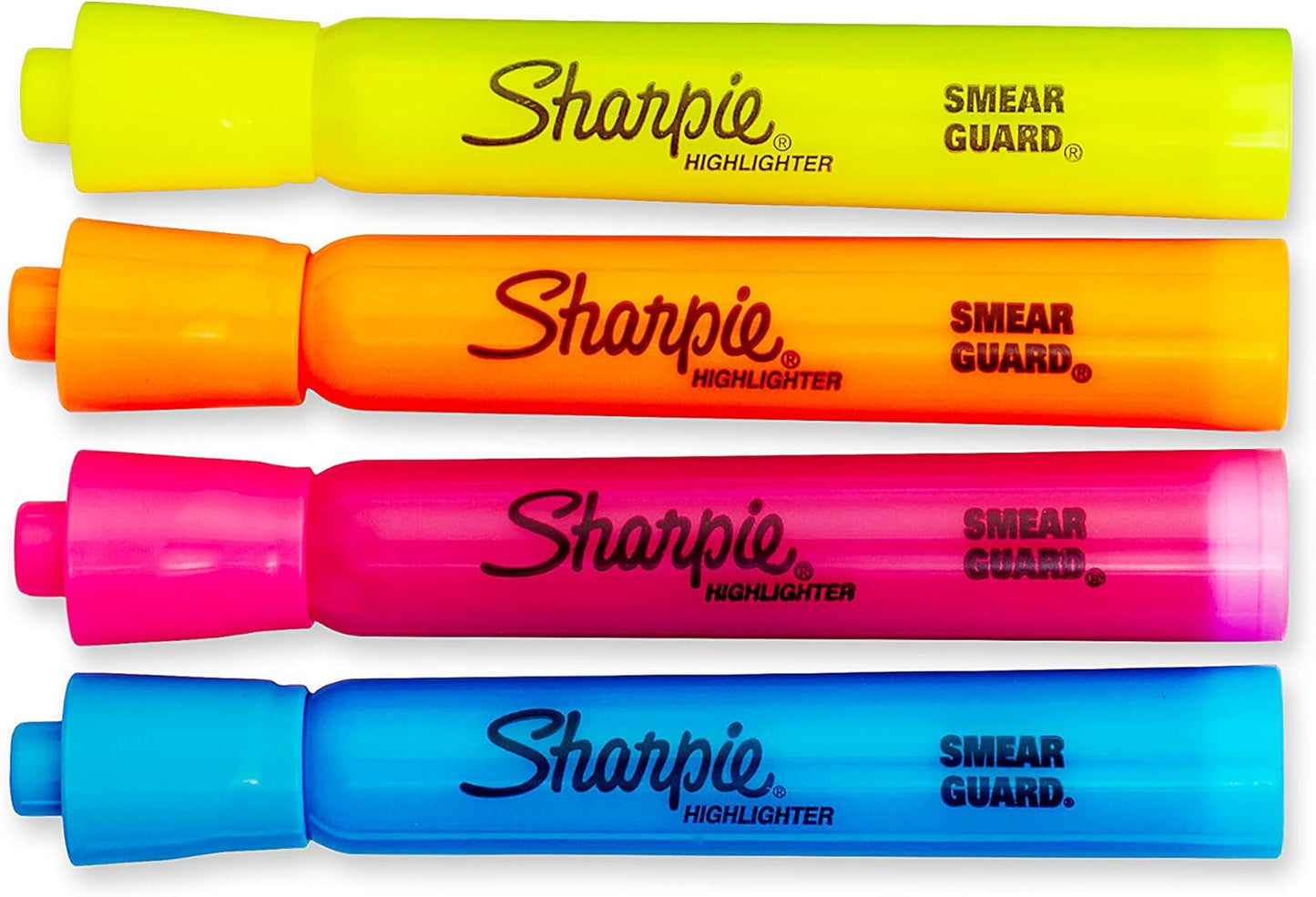 SHARPIE Accent Tank-Style Highlighters, 4 Colored Highlighters