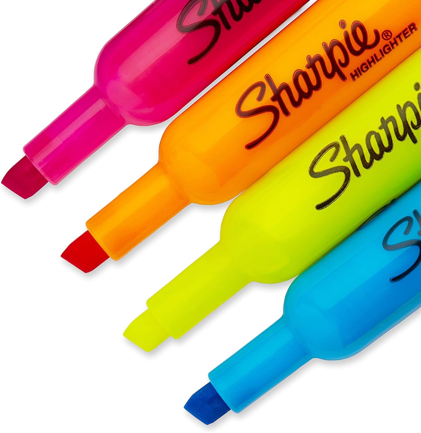 SHARPIE Accent Tank-Style Highlighters, 4 Colored Highlighters