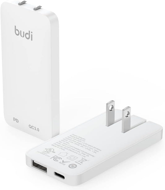 BUDI 20W Extra Slim Portable Wall Charger