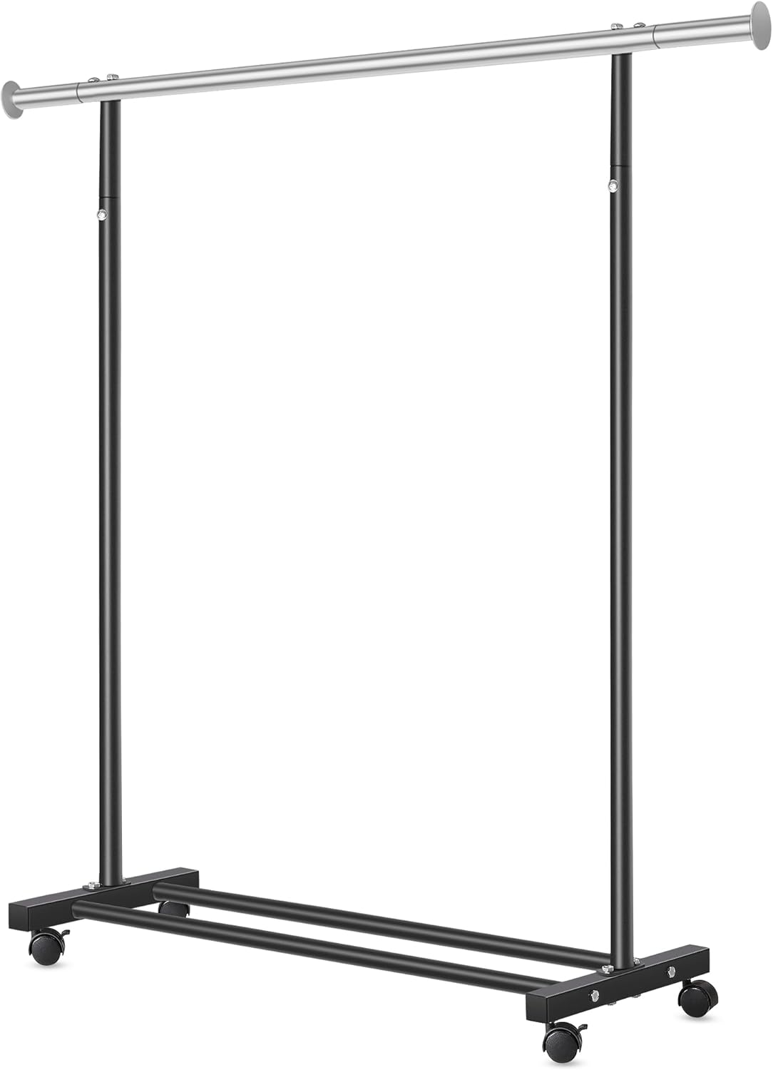 Clothes Rack, 130LB Capacity Heavy Duty Clothing