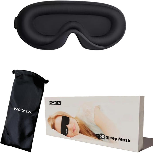 NCVIA Sleep Eye Mask for Men Women