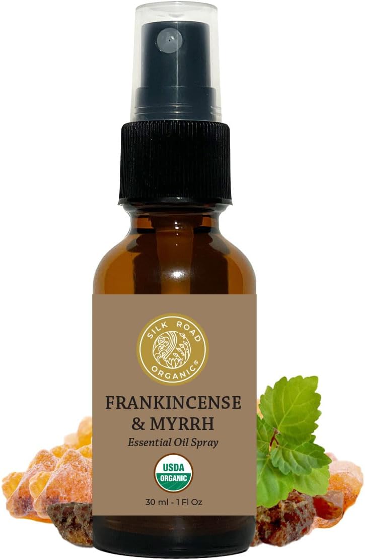 Organic Frankincense & Myrrh Essential Oil Spray