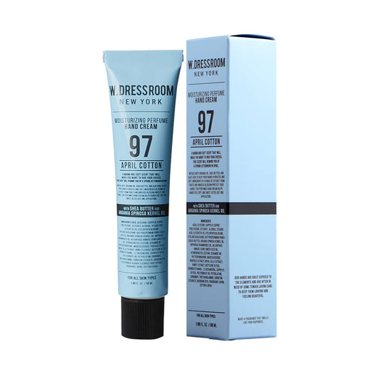 W.Dressroom No.97 April Cotton Moisturizing Hand Cream for Dry Hands