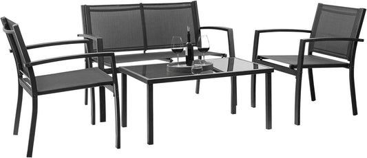 Devoko 4 Pieces Patio Furniture Set Outdoor