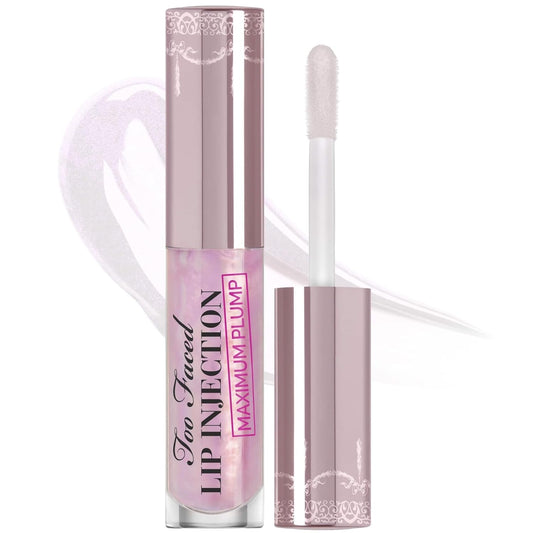 Too Faced Lip Injection Maximum Plump Extra Strength Lip Plumper Gloss | Hydrating + Plumping, 0.14 fl. oz.