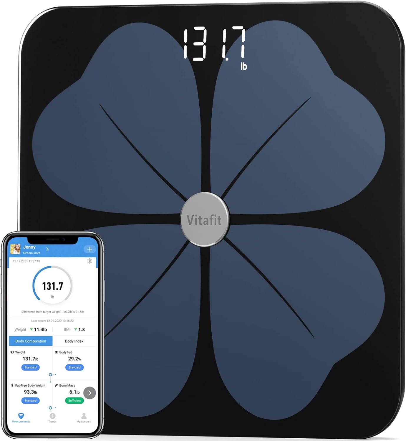 Vitafit Smart Body Fat Weight Scale