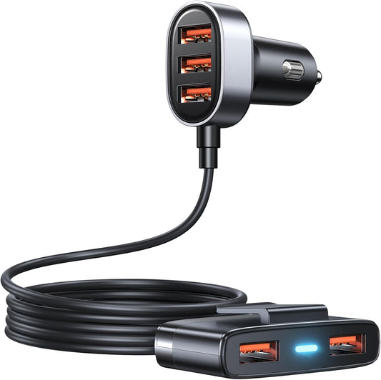 5-in-1 Car USB Charger