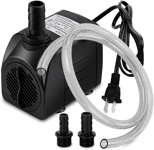 PULACO 400GPH Submersible Water Pump with 5 ft Tubing