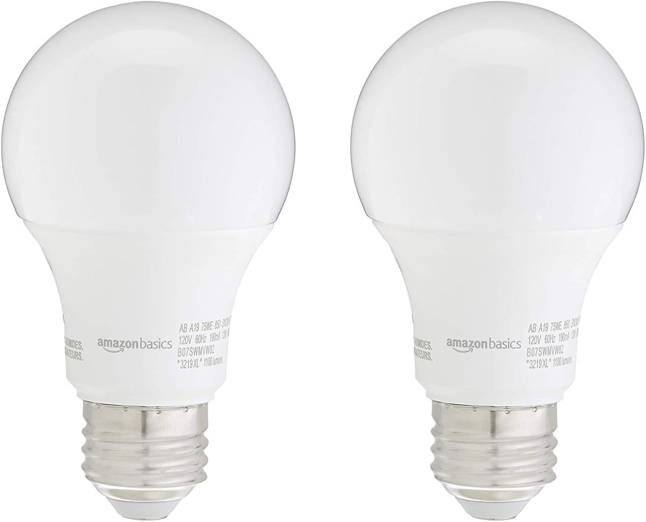 Amazon Basics A19 LED Light Bulbs