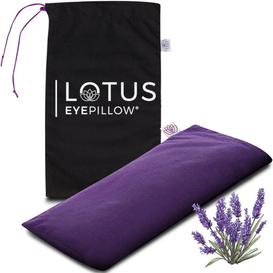 Lotus Weighted Lavender Eye Pillow