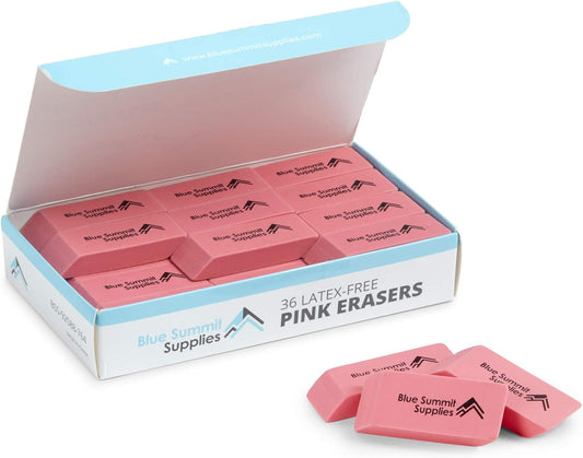 Blue Summit Supplies Pink Erasers