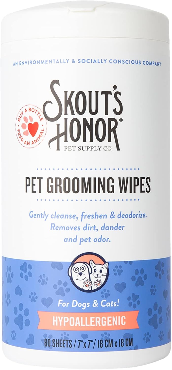 SKOUT'S HONOR Pet Grooming Wipes