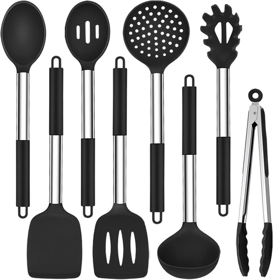 TeamFar Kitchen Utensils Set of 8,