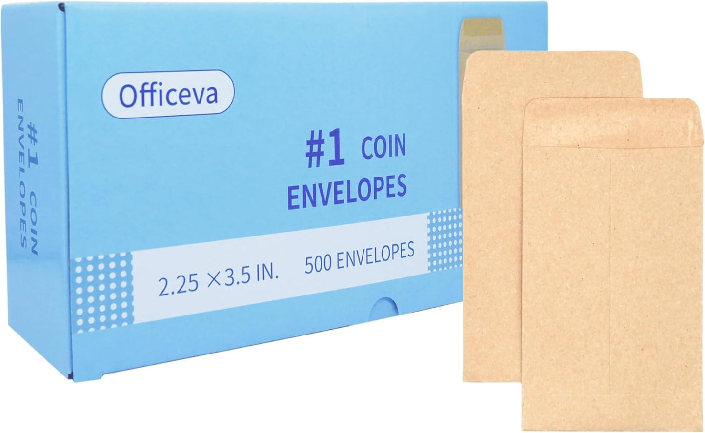 #1 500 Pcs Small Coin Envelopes