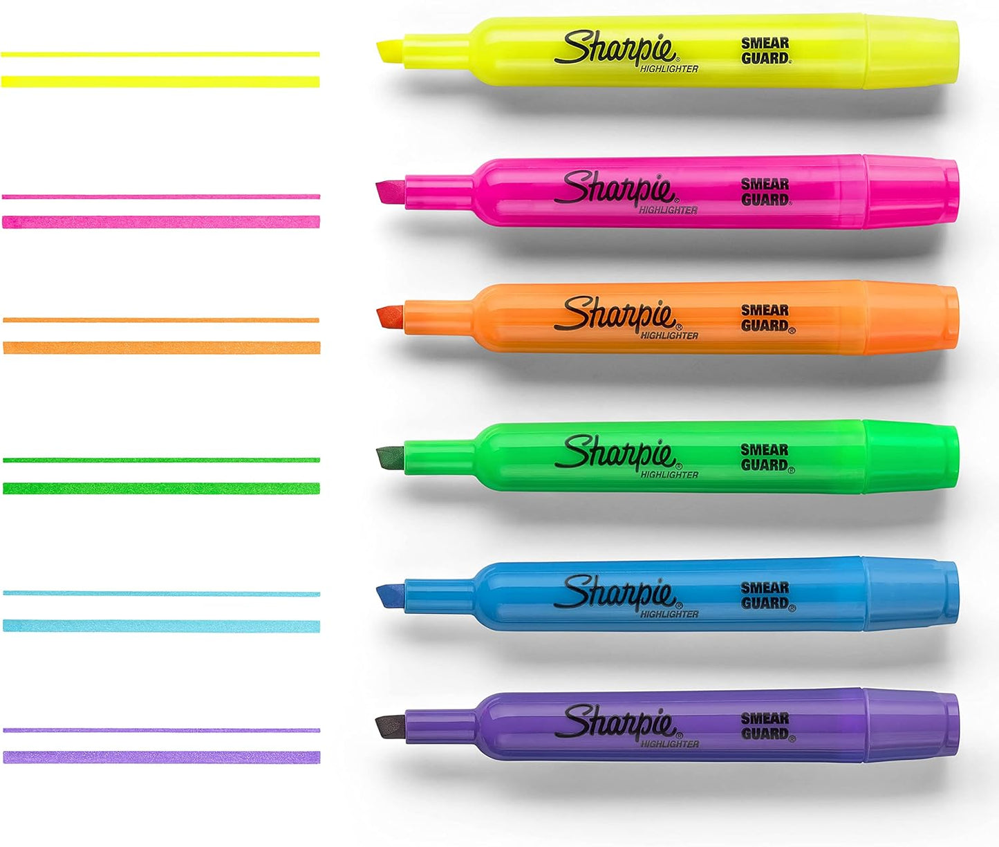 SHARPIE Accent Tank-Style Highlighters, 4 Colored Highlighters