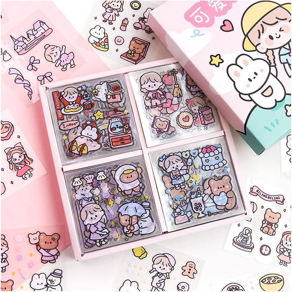 Kawaii Stickers Set (100 Sheets)