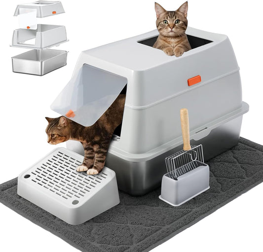 Stainless Steel Cat Litter Box