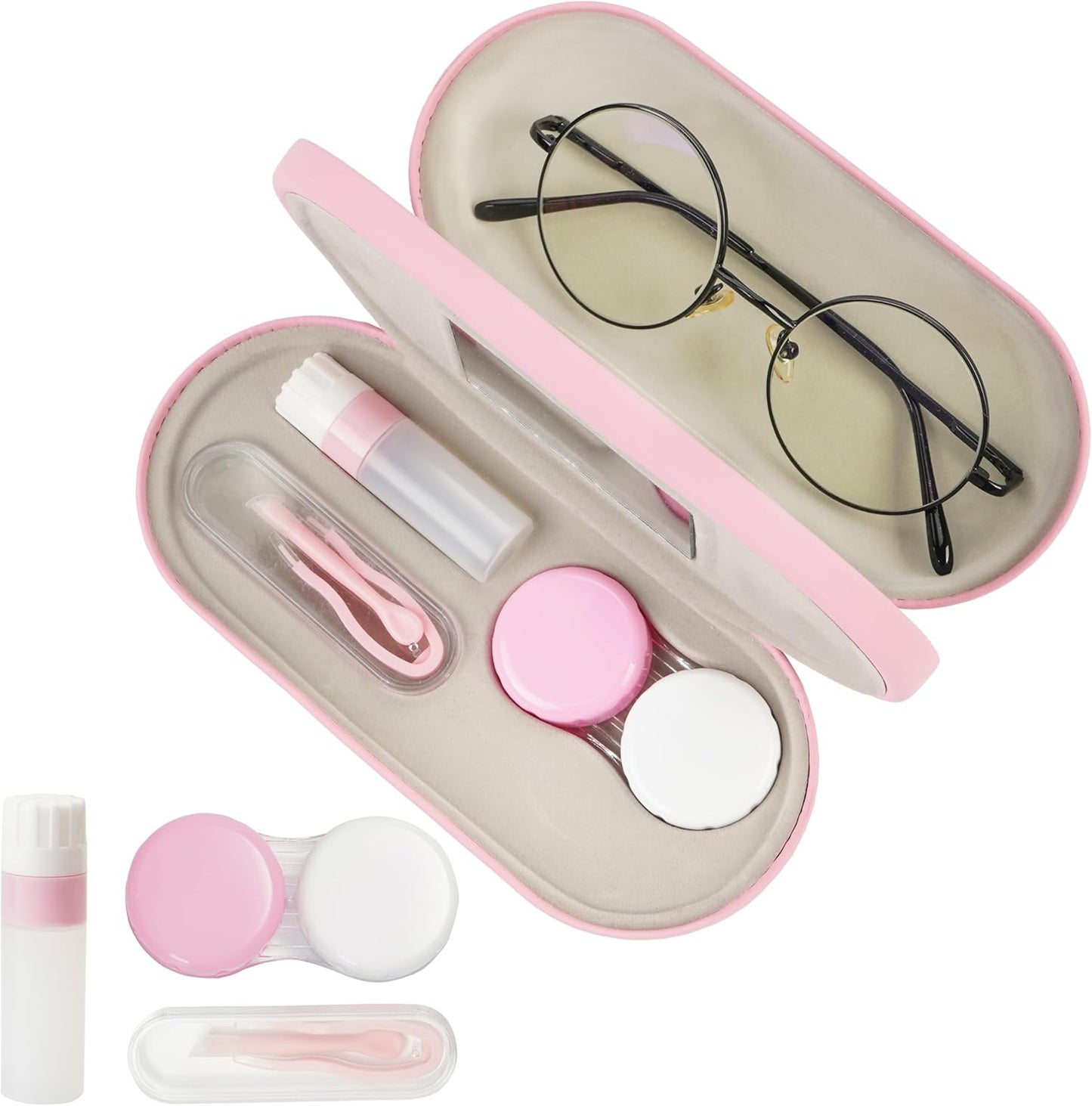 Eyeglass Case Double Sided Portable Contact Lens Box