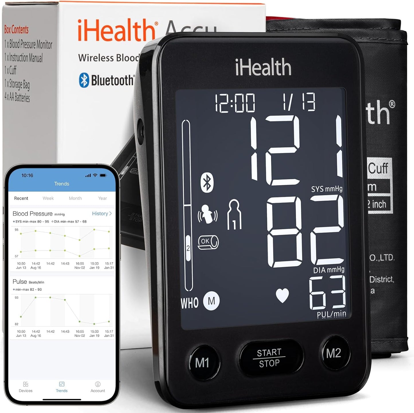 iHealth Accu Wireless Blood Pressure Monitor