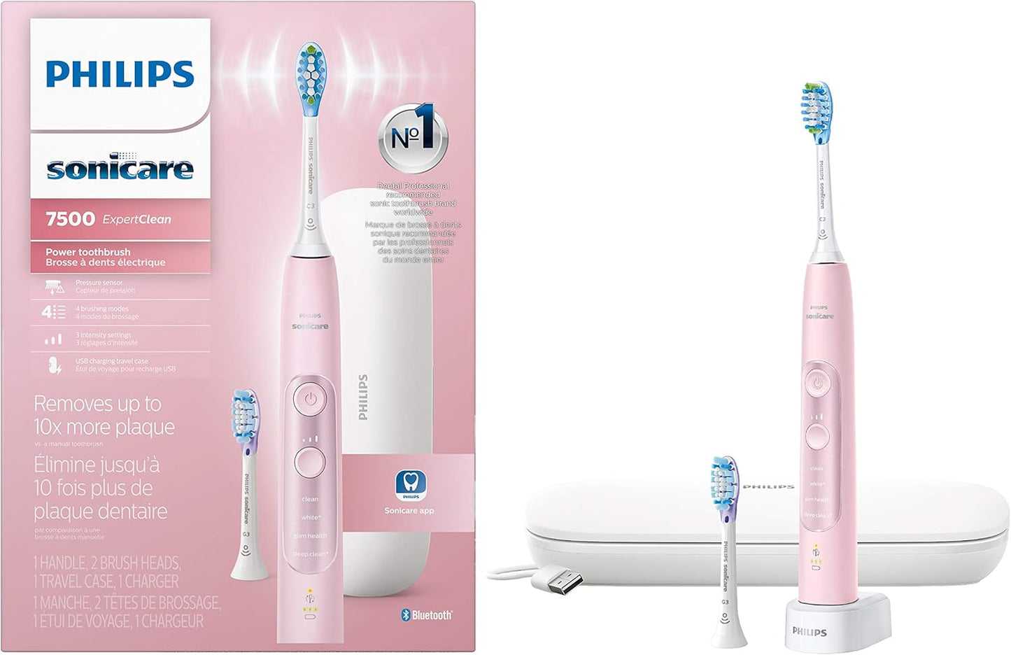 Philips Sonicare ExpertClean 7500 Pink