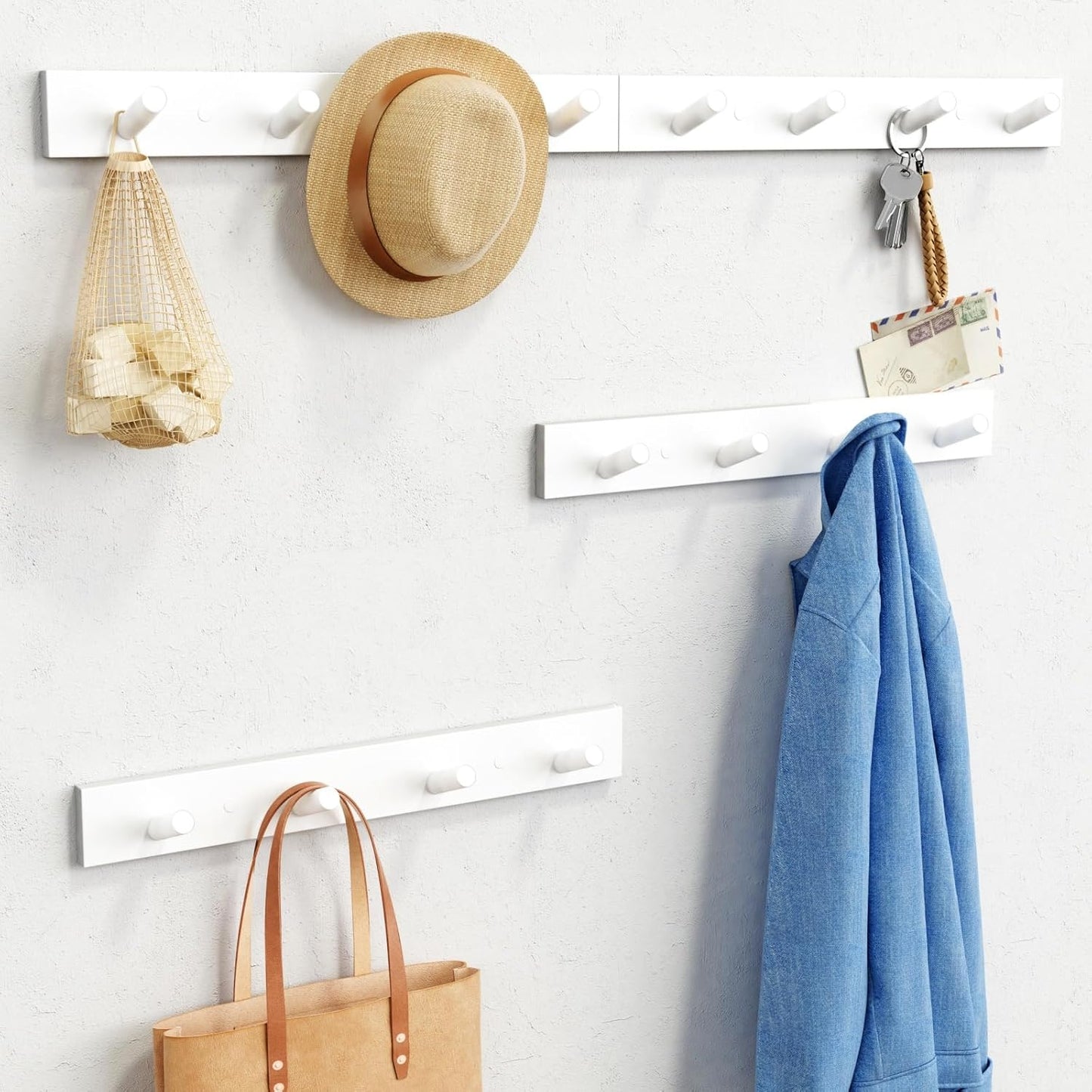 Forbena White Coat Hooks