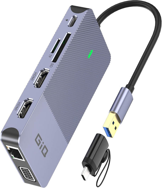 USB Docking Station GIQ USB C HUB