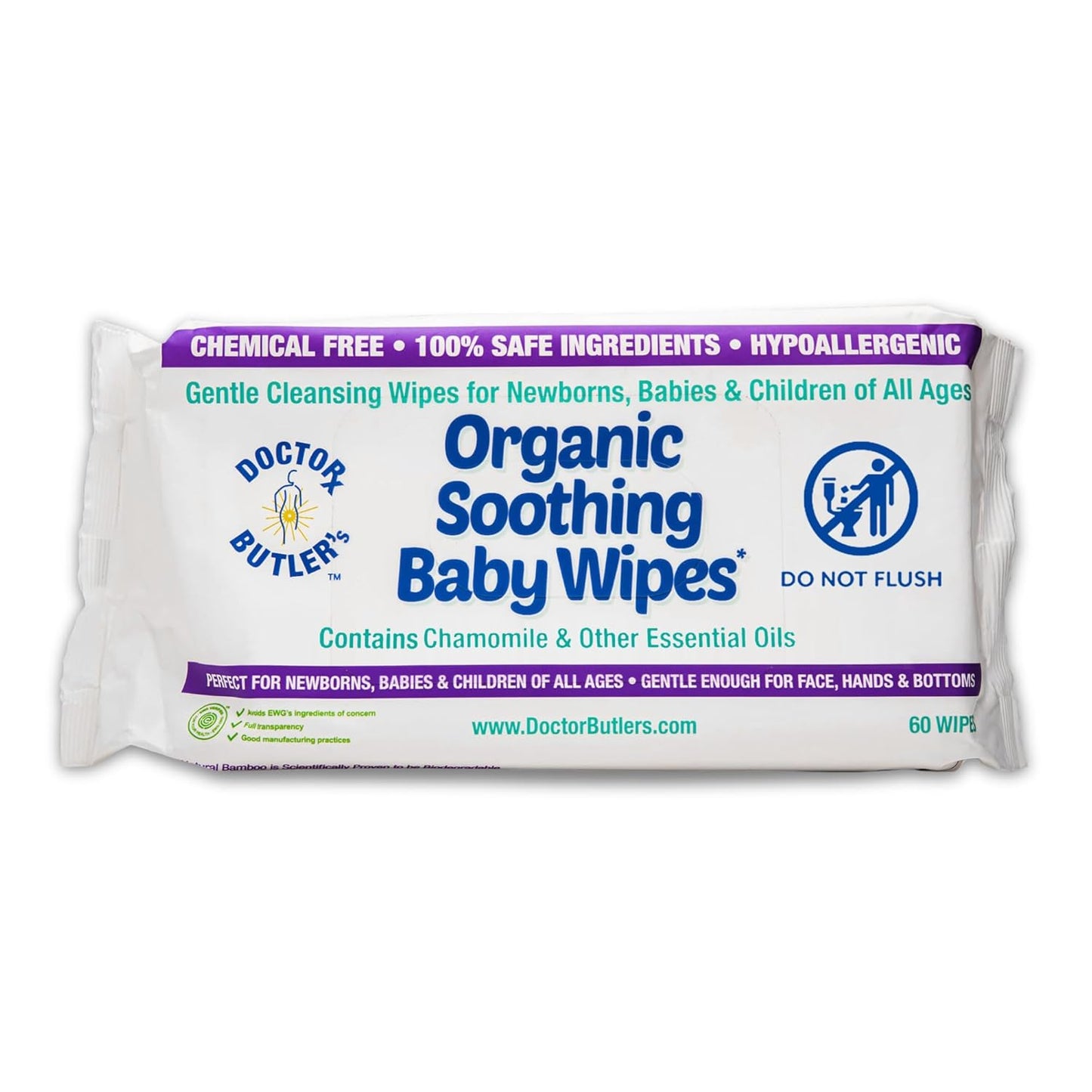 Doctor Butler's Organic Baby Wipes