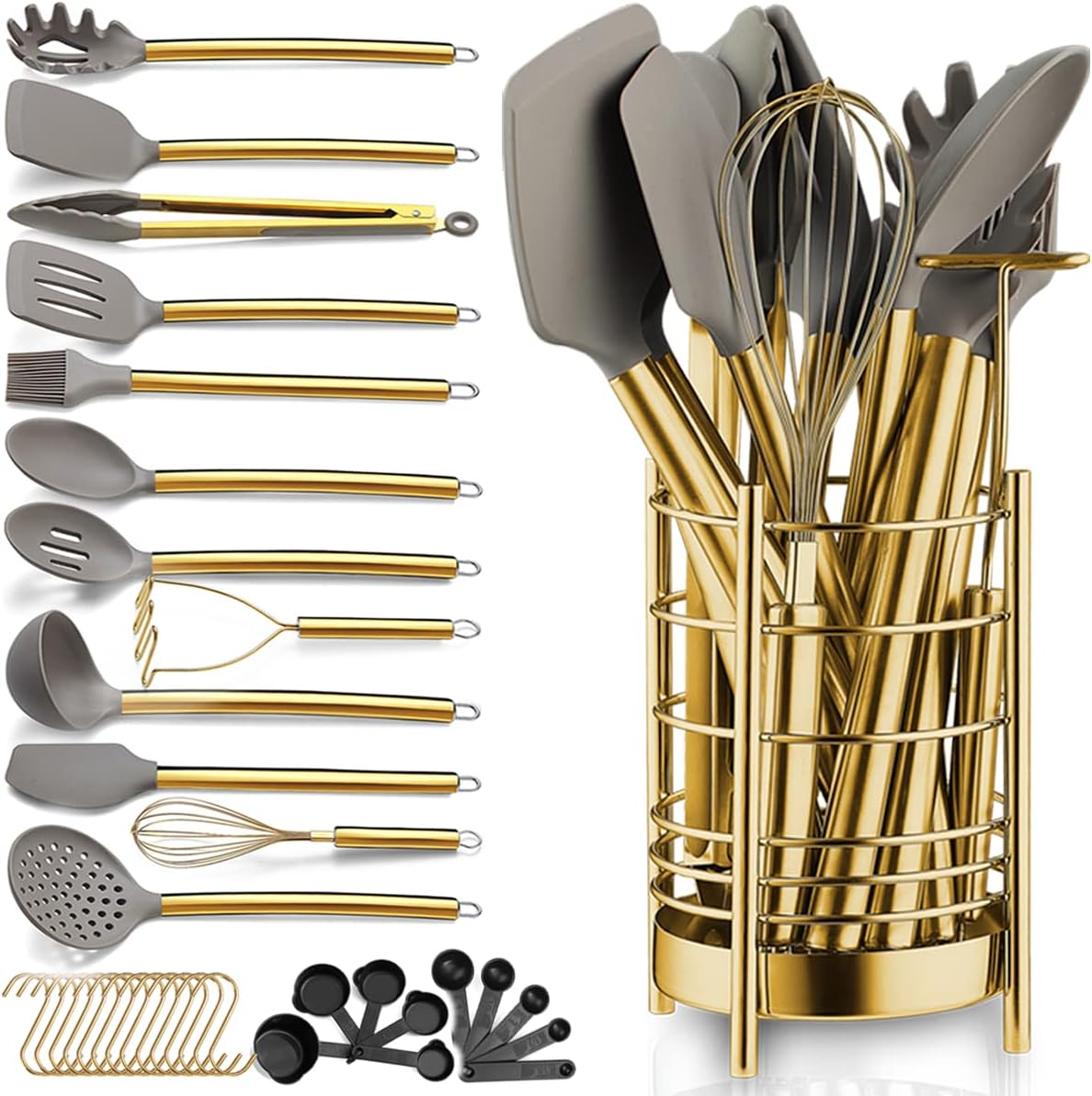 Gold Kitchen Utensils Set