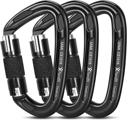 Heavy Duty Locking Climbing Carabiner