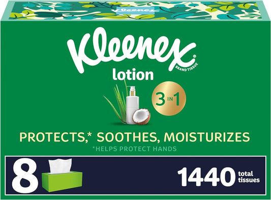 Kleenex Lotion Facial Tissues with Coconut Oil