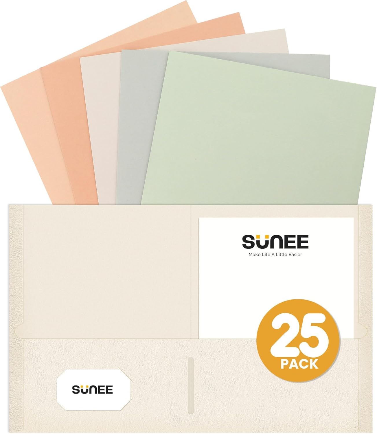 SUNEE Folders with Pockets