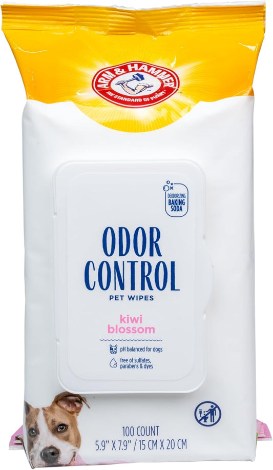 Arm & Hammer for Pets Odor Control Wipes for Dogs