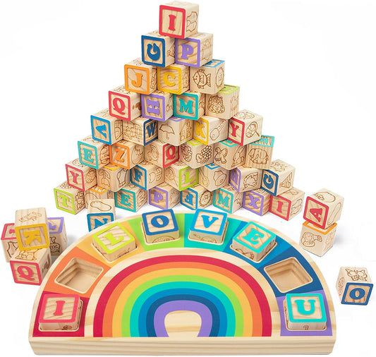 Building Blocks Set Wooden Blocks