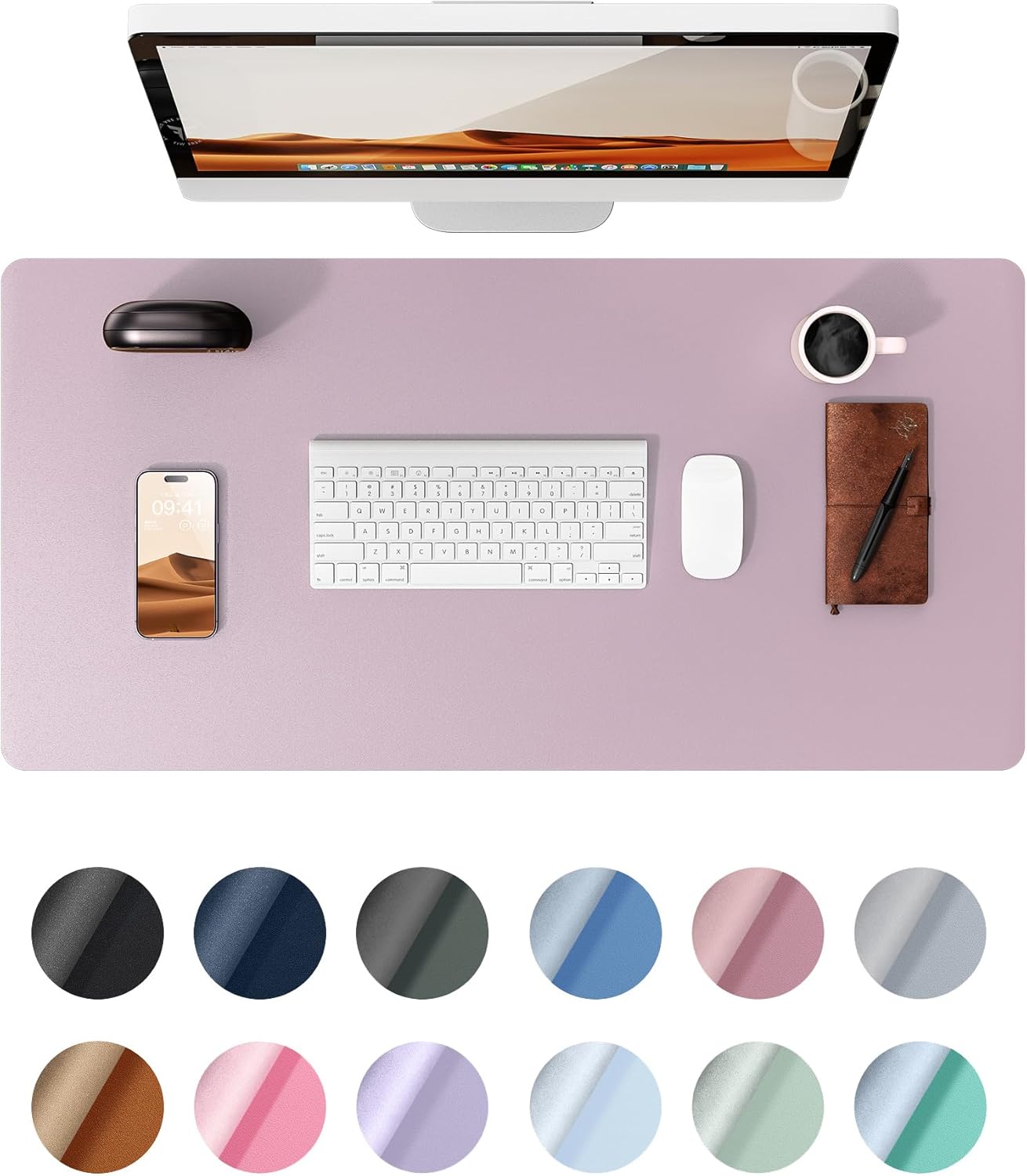 YSAGi Leather Desk Pad Protector