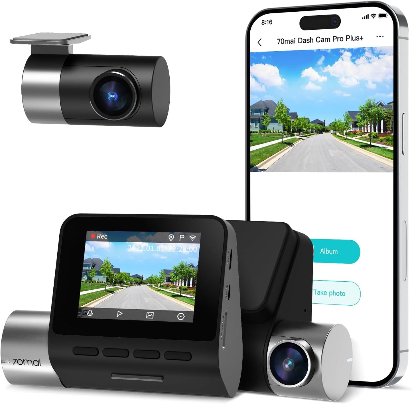 70mai 3K UHD Dash Cam