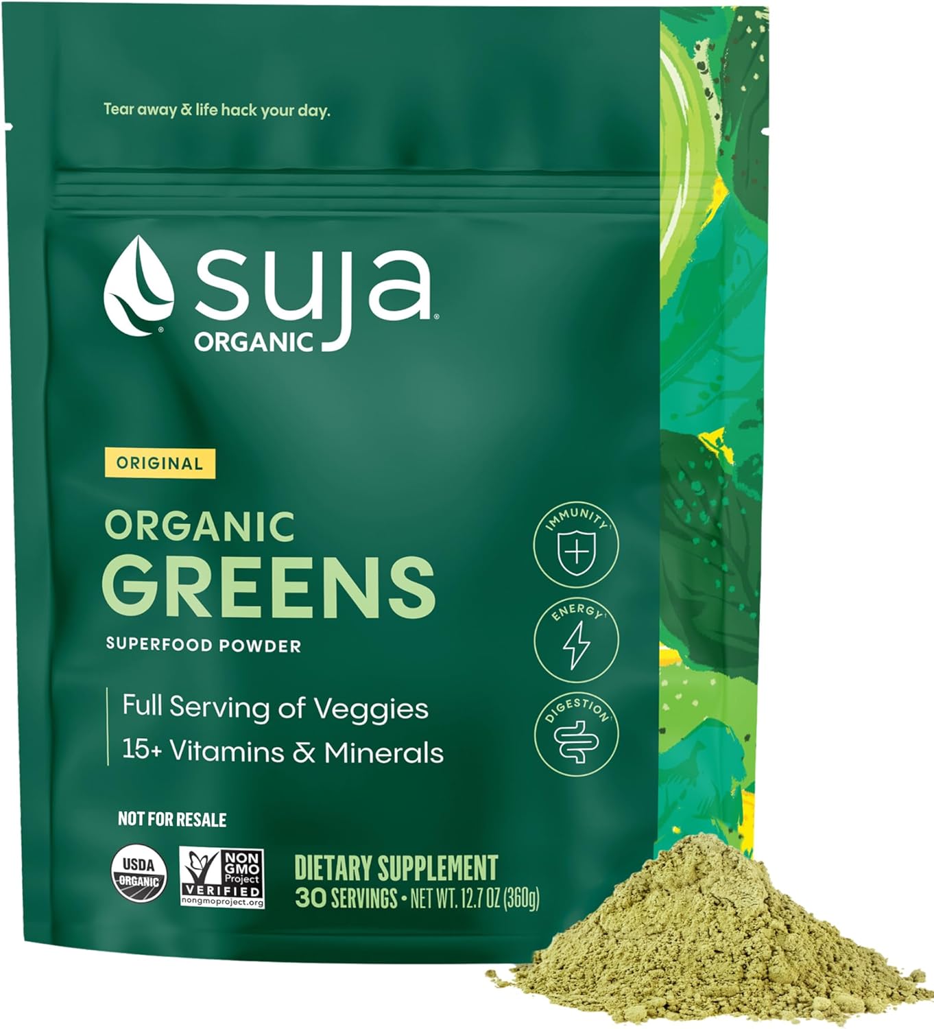 Suja Organic Greens Powder Probiotic Blend