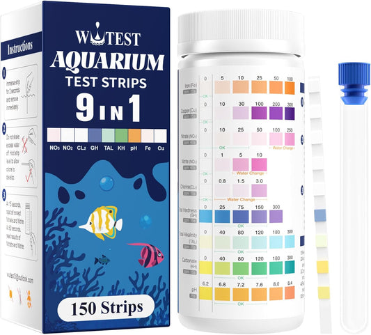 9-Way Aquarium Test Strips