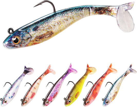 2.5/3.5In Swim Baits for Bass Fishing