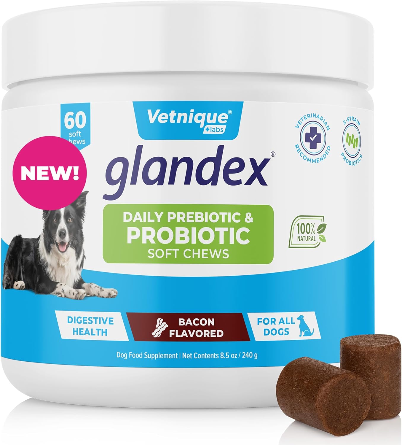 Glandex by Vetnique Daily Probiotics