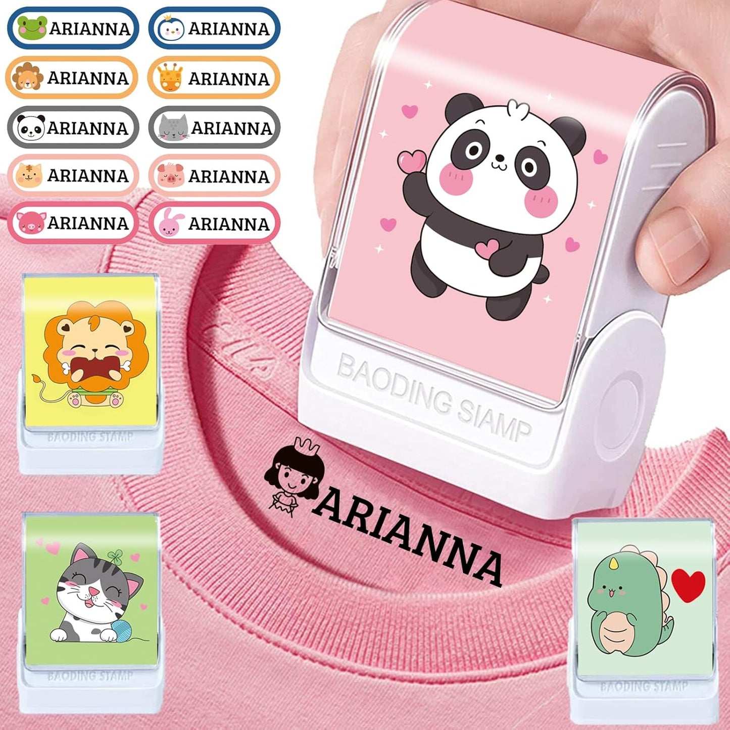 Name Stamp for Clothing Kids