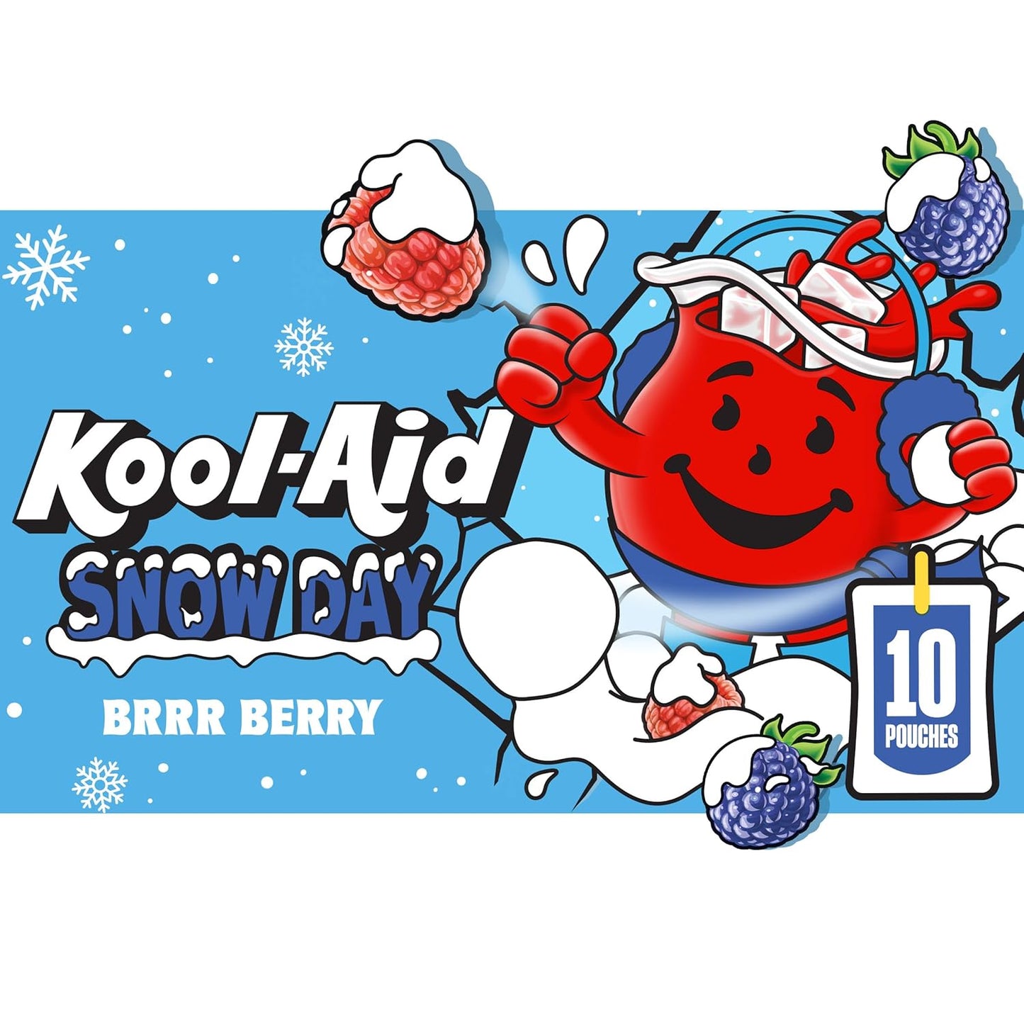 Kool-Aid Snow Day Brrr Berry Artificially