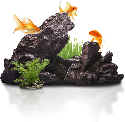 Mountain Rocks Aquarium Ornament