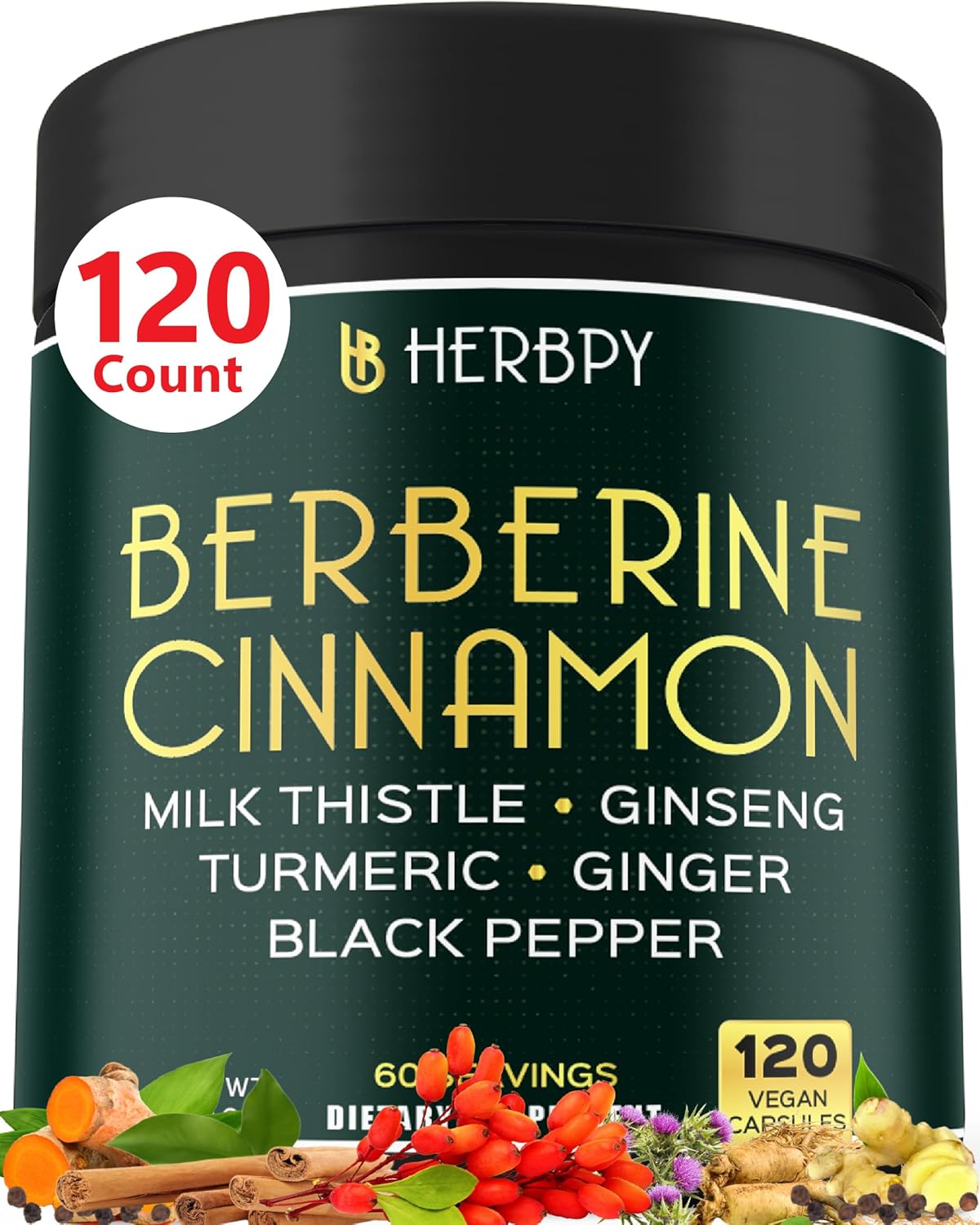 Berberine and Ceylon Cinnamon for Weight Management & Digestion