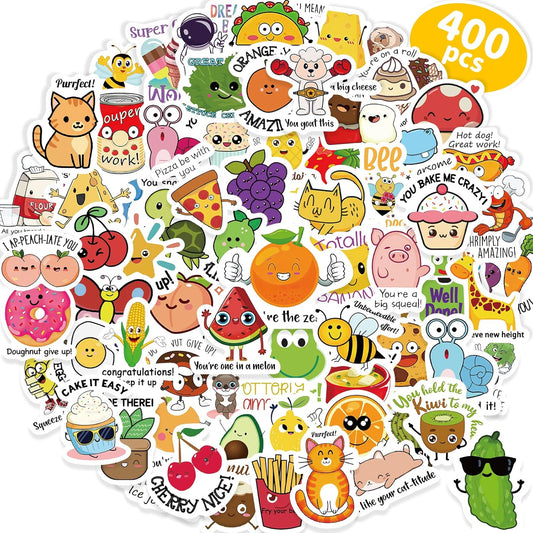 Benresive 400 Pcs Cute Stickers for Kids