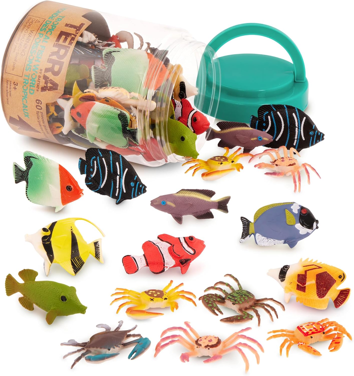 Terra by Battat – Toy Tropical Fish & Crabs