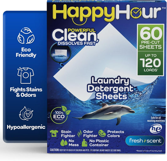 HAPPY HOUR Laundry Detergent Sheets