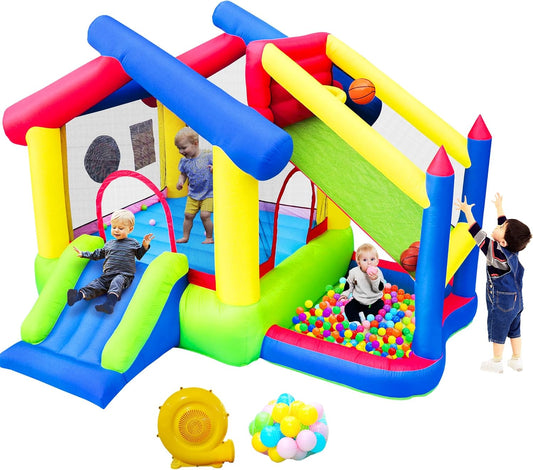 Inflatable Bounce House with Slide