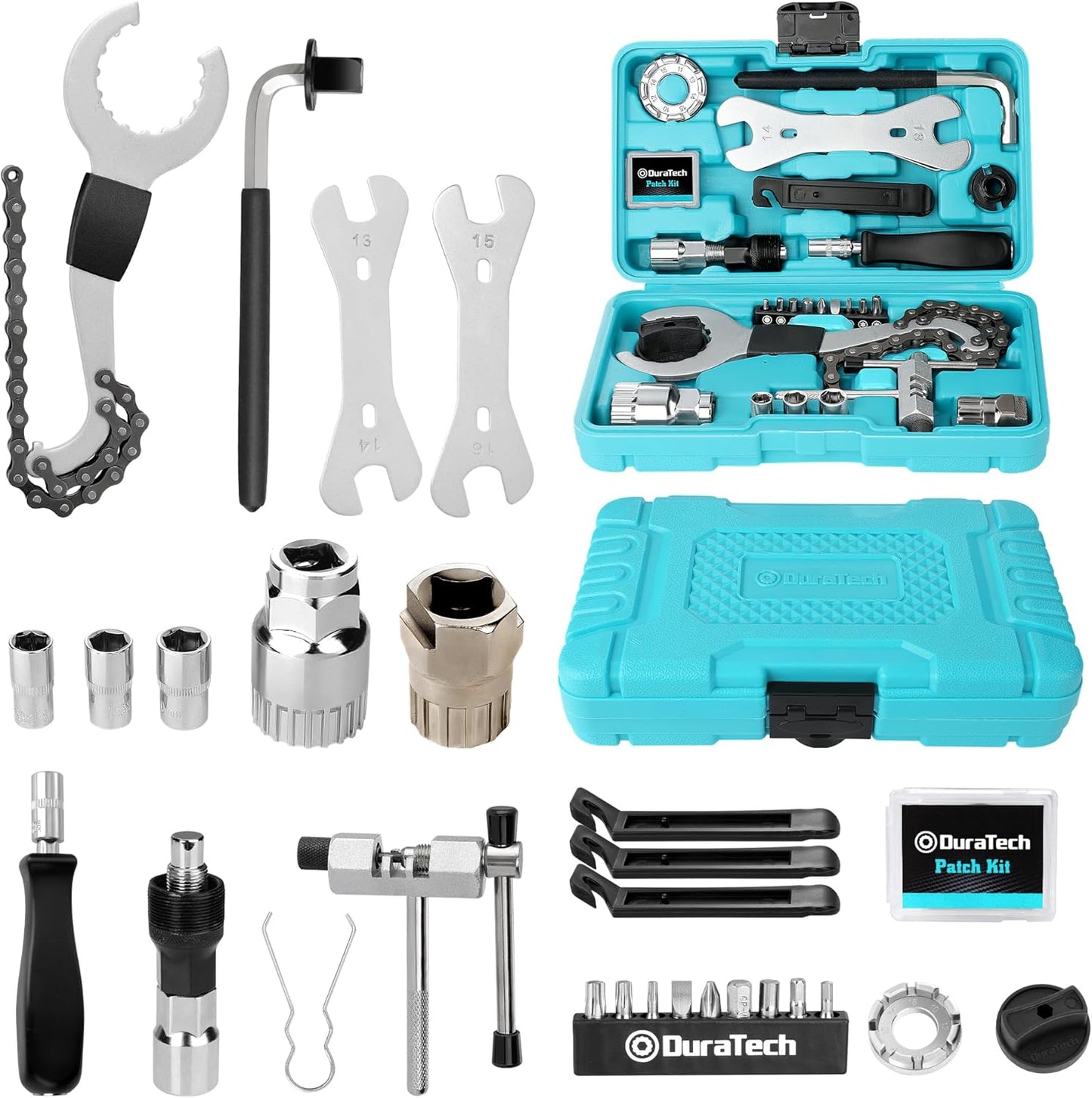 DURATECH 31 Pieces Bicycle Tool Kit