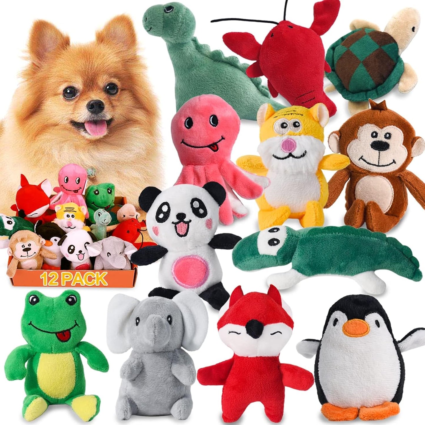 LEGEND SANDY Squeaky Dog Toys